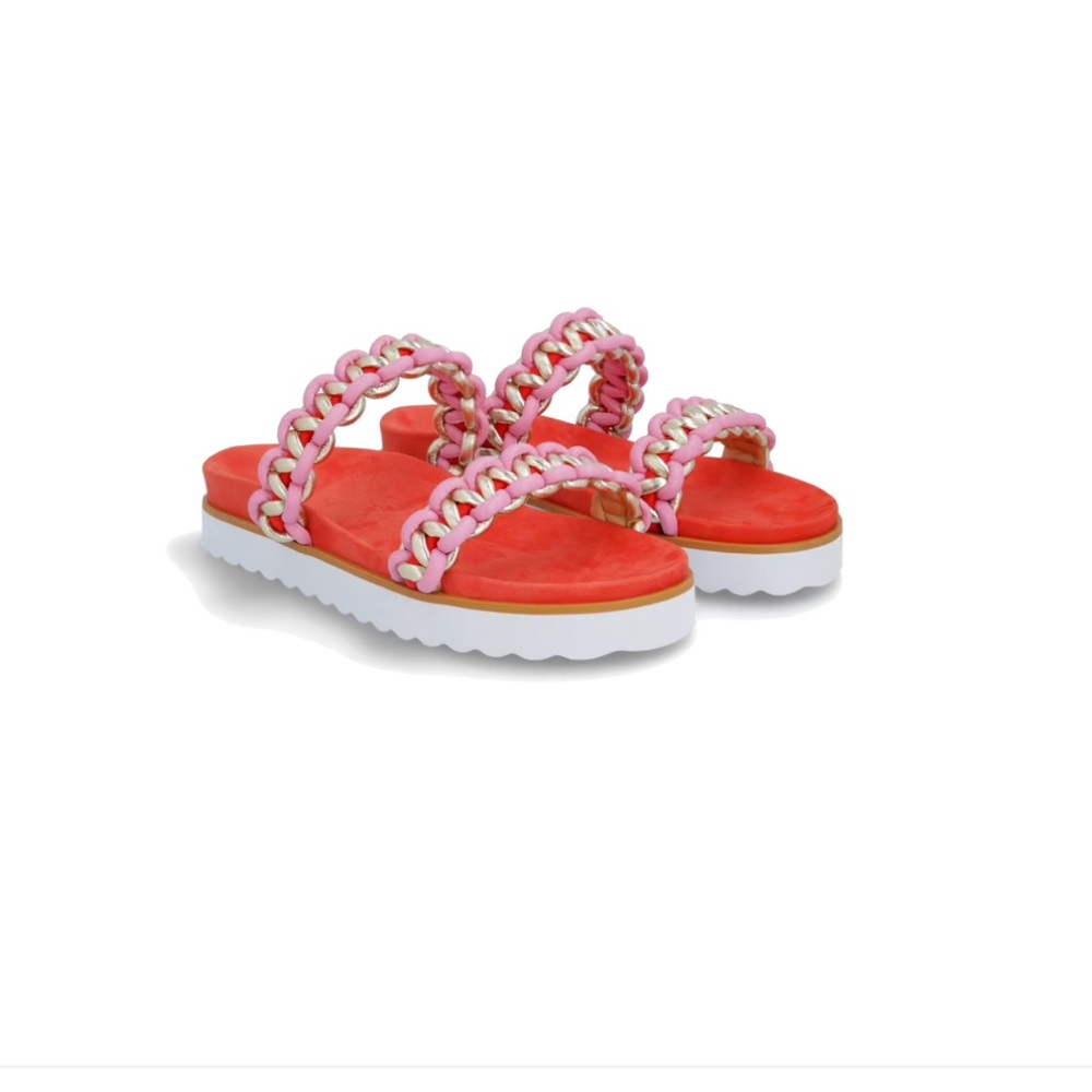 SCHUTZ Juliet Leather Sport Sandal